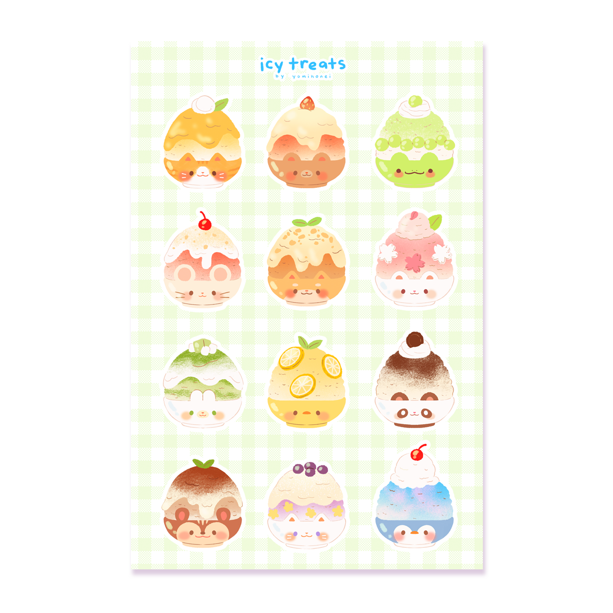 Icy Treats - STICKER SHEET