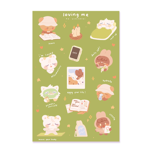 Loving Me - STICKER SHEET