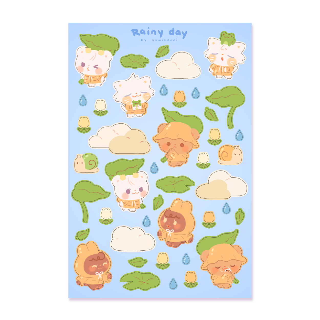 Rainy Day - STICKER SHEET