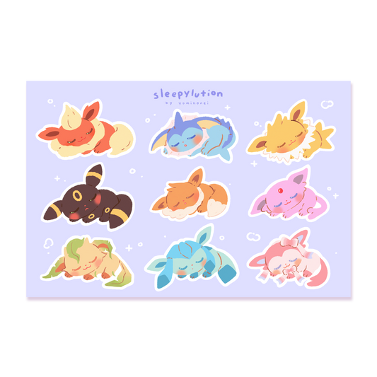 Sleepylution - STICKER SHEET