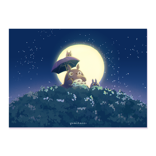 Totoro Night - ART PRINT