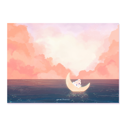 Moon Ocean - ART PRINT