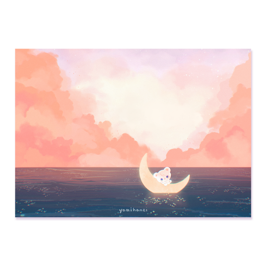 Moon Ocean - ART PRINT