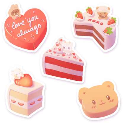 Lovely Cakes - SINGLE STICKER