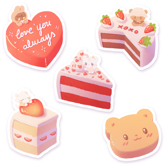 Lovely Cakes - SINGLE STICKER