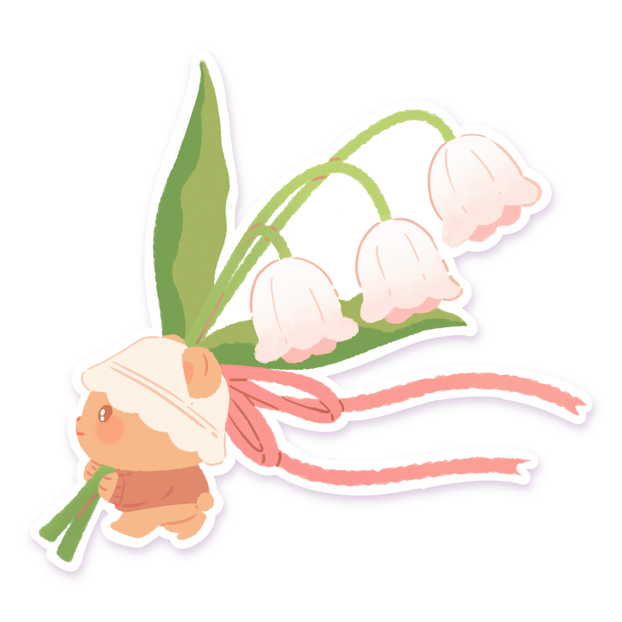 Lily of the Valley - SINGLE STICKER