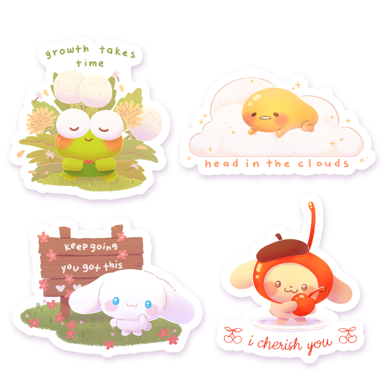 Sanrio Wholesome - SINGLE STICKERS