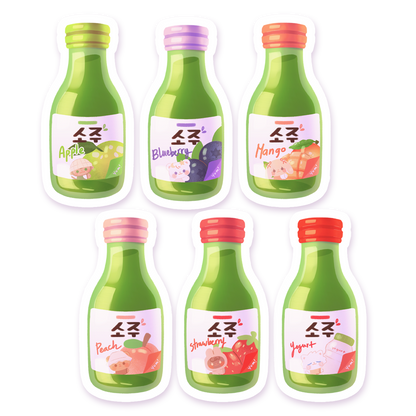 Flavored Soju - SINGLE STICKER