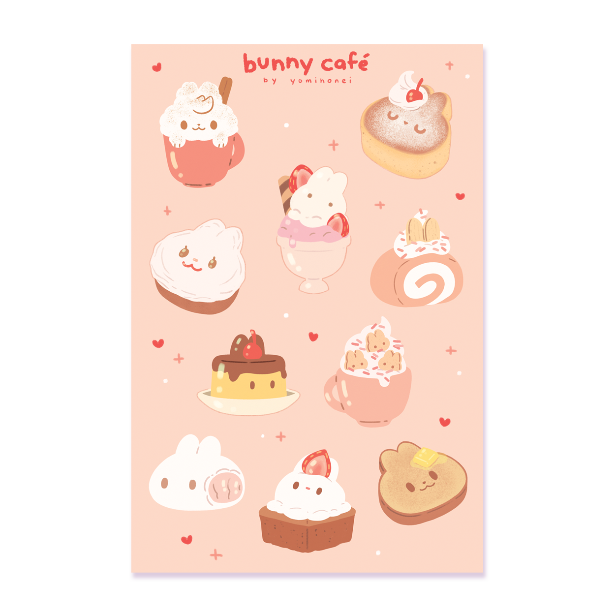 Bunny Cafe - STICKER SHEET