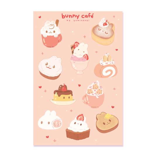 Bunny Cafe - STICKER SHEET